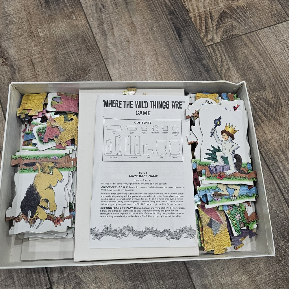 Where The Wild Things Are Board Game Puzzle Ages 6+ Briarpatch Learning - Picture 4 of 13